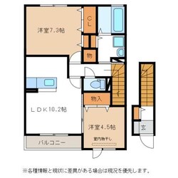 リコ プロスペラーレ Bの物件間取画像